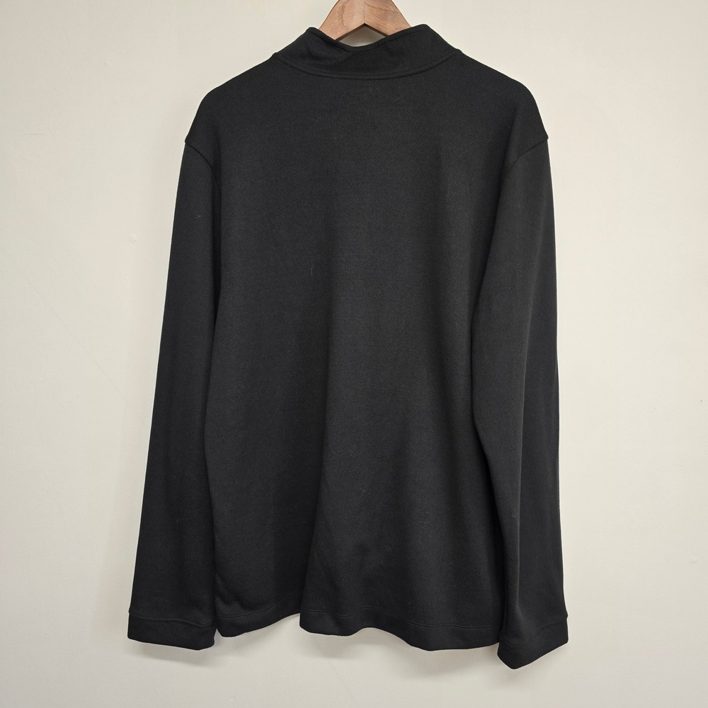 Rhone Commuter 1/4 Zip Pullover Mens XXL Black Performance Knit Minimalist - Picture 4 of 11